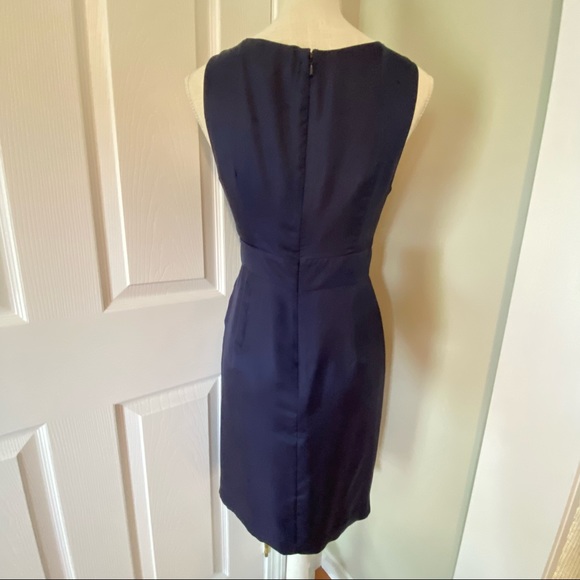 NWT Navy Sleeveless Silk Banana Republic Dress, 2 - Picture 7 of 15
